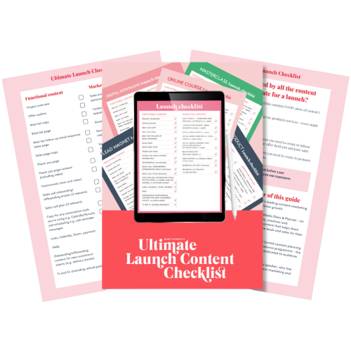 The Ultimate Launch Checklist